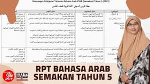 Rencana pelaksanaan pembelajaran (rpp) k13 nama sekolah : Rpt Bahasa Arab Semakan L Tahun 5 Youtube