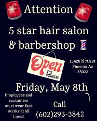 By the time you walk into the salon your name will be at or near the top of the list! 5 Star Hair Salon And Barbershop Hair Salon Phoenix Arizona 92 Photos Facebook