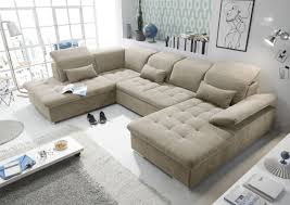 This 83 sofa has a classic design that adds a modern touch to your living or family room. Couch Wayne L Sofa Schlafcouch Wohnlandschaft Schlaffunktion Beige Sand U Form