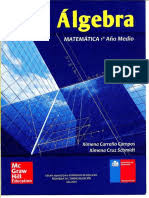 El teorema fundamental del álgebra establece que todo polinomio de grado mayor que cero tiene una raíz. Capitulo 1 Algebra Pdf