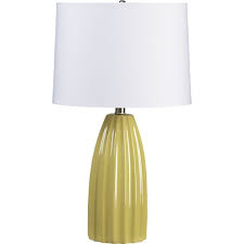 Ella Yellow Table Lamp In Table Desk Lamps Crate And Barrel 24hx14dia Yellow Table Lamp Table Lamp Lamp