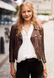 I Have Moved With Images Fashion Dark Brown Leather Jacket Brown Leather Jacket Outfit