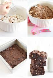 Preheat oven to 350 degrees. Rocky Road Brownie Mix Sprinkle Bakes