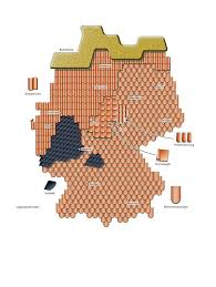 Traditionelle Dacher Deutschlandkarte Karte Deutschland Architektur Diagramme