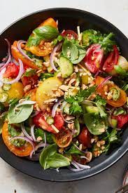 Thai Style Tomato Salad With Cucumber And Ginger Recipe Recipe Ginger Recipes Recipes Salad