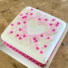Amzing two heart shape cake design heart shape red colour flowers ideas is video ko jaroor dekhein like share comments. Diy Love Heart Flower Cake Kit Baby Shower Birthday Mother S Day