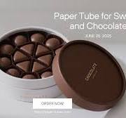 Paper Tube for Sweets and Chocolate Custom Paper Tube ...