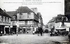 Photos Pontivy Morbihan Place Du Martray Vers 1920 Carte Postale Ancienne 218935 Communes Com Morbihan Bretagne Ille Et Vilaine