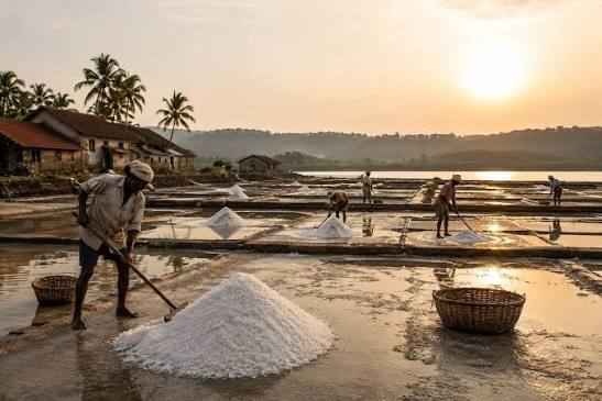 Third-Generation Salt Maker Keeps Agarwada Tradition Alive #Agarwada #SaltMakersOfGoa #TraditionalSalt #GoaHeritage #ThirdGeneration #SaltPans #GoanTraditions #IndigenousLivelihoods #CoastalGoa #SustainablePractices #CulturalLegacy #RuralGoa