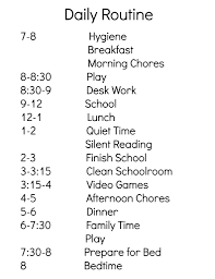 Homeschool Morning Routine And Daily Homeschool Schedule