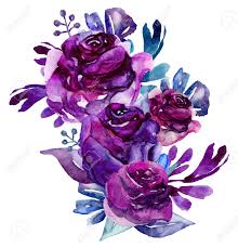 All you have to do is step into your own garden or visit a public garden to find a world of beautiful flowers to photograph. Watercolor Purple Flowers Clip Art Floral Bouquet Illustration Stock Photo Picture And Royalty Free Image Image 101840816