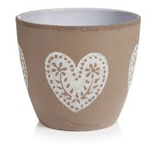Plant pot with saucer 15 cm $ 6 (10) new. Scheurich Indoor Plant Pot Romantic 14cm Wilko
