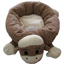 Its ears and fun sock. Sock Monkey Pet Bed Dog Cat Small Pet Maxx By David Lee