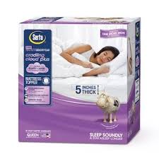 Serta Cradling Cloud Plus 5 Inch Memory Foam Mattress Topper Mattress Topper Foam Mattress Topper Memory Foam Mattress