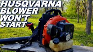 Follow these steps to check your carburetor. Husqvarna Backpack Blower Won T Start Fuel Issue Youtube