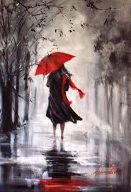 Beginner Easy Black And Red Paintings Tutt Art Pittura Scultura Poesia Musica Umbrella Art Contemporary Impressionism Art Painting