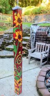 Browse the entire collection of garden art poles by magnetworks studio m. Art Poles Garden Poles Peace Poles Painted Peace The Art Of Stephanie Burgess Art Pole Garden Poles Garden Art Diy