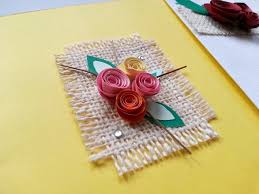 To make a tight circle, slip paper into the slot on the quilling tool, placing paper's end flush with edge of slot. Diy Floral Greeting Card How To Make A Quilled Greetings Card Papercraft On Cut Out Keep