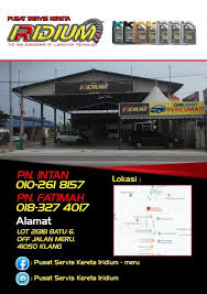Pusat Servis Kereta Iridium Meru