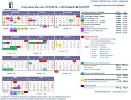 Tribuna / 19 junio, 2021 / 0. Calendario Escolar Albacete Capital 2020 2021 Albacete Guia