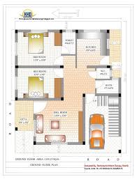 This floor plan is an ideal plan if you have a south facing property. 2370 Sq Ft Indian Style Home Design 1500 Sq Ft House House Floor Plans Small House Plans