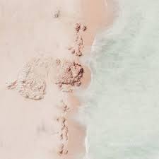 Mint Champagne Secluded Beach On Pastel Colours To Emphasise Aerial Beach Photography Beach Wall Art Photo Wall Collage
