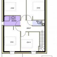 Plon De Maison 100m Plan De Maison Interieur Plan Petite Maison Plan Maison 90m2