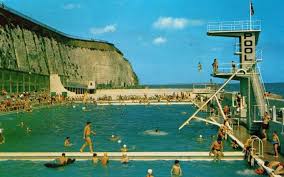 An Old Photo Of A Beach Pool In Ramsgate Kent England Kent England Ramsgate Margate