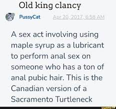 Old king clancy sex act ❤️ Best adult photos at hentainudes.com