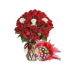 Birthday Cake And Flowers Online Delivery 15 Flower Chocolate Anniversary Flowers Online Birthday Gifts Birthday Flower Delivery