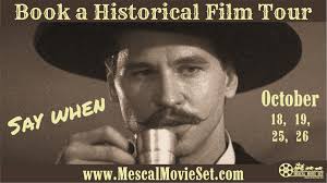 DAYTIME HISTORICAL FILM TOURS ARE BACK! Experience the Mescal Movie Set and  visit locations used in "Tombstone," "The Outlaw Josey Wales," "The Quick  and the Dead," Tom Horn," "Far Haven" and more!"