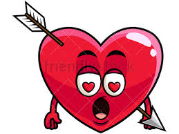 Lovestruck Heart Emoji Emoji Clipart Cartoons Vector