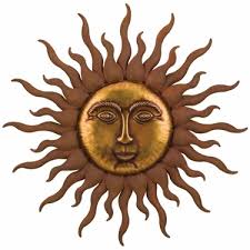 Copper Sun Burst Wall Decor only $159.95 at Garden Fun