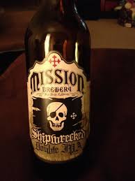 Shipwrecked Double Ipa By Mission Brewery Brewery Beer Bottle Beer