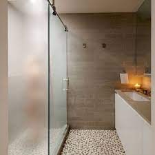 Opaque Door Flooring For The Shower Door And Love The Wall Tile Color And Pattern Glass Shower Glass Shower Doors Shower Doors