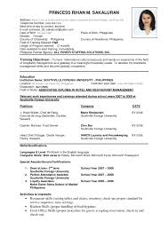 Resume examples & samples by industry. 16 For Standard Resume Samples Resume Format