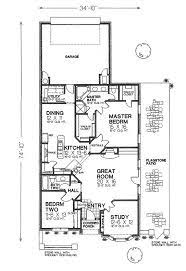 Home plans for narrow lots. House Plan 66145 One Story Style With 1759 Sq Ft