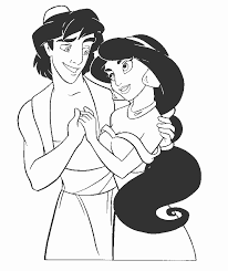 Printable coloring pages of aladdin, jasmine, abu and other characters from disney's animated movie. Disney Aladdin Coloring Pages Coloring Home