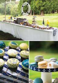 Cute baby shower table centerpieces. Ahoy It S A Boy Preppy Nautical Baby Shower Hostess With The Mostess