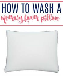Another method for how to wash memory foam pillows is removing the odor. How To Wash Memory Foam Pillow Frugally Blonde