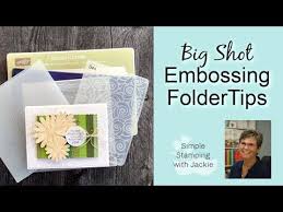 Welcome to our latest deals! I M Sharing The Ultimate Big Shot Sandwich Guide For Embossing Folders I M Asked Often What Embossing Plates Embossing Folders Big Shot Card Making Tutorials