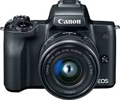 Step up to a bigger image sensor for superior image quality, and enjoy fast shooting speeds for action photos. Canon Eos M50 Mirrorless Camera With Ef M 15 45mm F 3 5 6 3 Is Stm Zoom Lens Black 2680c011 Best Buy