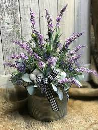 Cotton And Lavender Floral Arrangement Farmhouse Floral Etsy 2019 Floral Decor Flower Arrangements Diy Flower Arrangements Dry Floral Foam