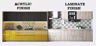 They can increase your storage space, open the door for dazzling displays or give your space a finished look. Acrylic Finish Vs Laminate Finish Select Best For Your Kitchen Cabinets