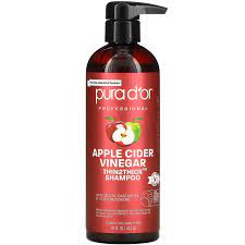 Rice water mixed with apple cider vinegar is best hair rinse to get rid of dirt accumulated on. Pura D Or Apple Cider Vinegar Thin2thick Shampoo 16 Fl Oz 473 Ml Iherb