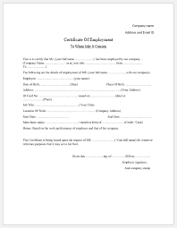 Employment bond is an agreement or a contract between employee and employer. Employment Certificate Templates Microsoft Word Templates
