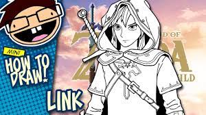 Walk through step by tutoria. How To Draw Link The Legend Of Zelda Breath Of The Wild Narrated Easy Step By Step Tutorial Youtube