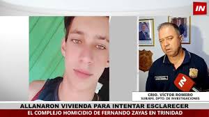 ALLANARON VIVIENDA PARA INTENTAR ESCLARECER EL HOMICIDIO DE FERNANDO ZAYAS 