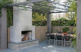 Modern Outdoor Fireplace Concrete Outdoor Fireplace Outdoor Fireplace Huettl Thuilot Landscape Architecture Construction Modern Outdoor Fireplace Outdoor Fireplace Designs Backyard Fireplace