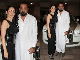 Sanjay Dutt And Maanayata Dutt Go Monotone For A Party Anshul garg presents 'kurta pajama' by hitmaker @tony kakkar ft. sanjay dutt and maanayata dutt go